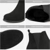imageDREAM PAIRS Womens Ankle Boots Chunky Low Heel Chelsea Booties Slip On Elastic Fall Short BootsBlack