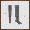 imageDREAM PAIRS Womens HIGHPLAT Black Chunky Thigh High Over The Knee High Heel BootsSarahlightGrey
