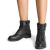 imageDREAM PAIRS Womens Lace Up Combat boots Ankle BootiesBlack