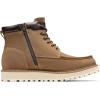 imageBruno Marc Mens Moc Toe Boot Fashion Comfort Casual Wedge BootsBrown