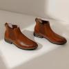 imageBruno Marc Mens Suede Leather Chelsea Ankle BootsBrown