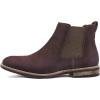 imageBruno Marc Mens Suede Leather Chelsea Ankle BootsDark Brown