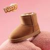 imageDREAM PAIRS Girls Boys Boots Kids Winter Ankle Faux Fur Lined Snow Shoes FuzzyClassic Kids Low Boot for ToddlerLittle KidBig KidCamel
