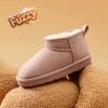 imageDREAM PAIRS Girls Boys Boots Kids Winter Ankle Faux Fur Lined Warm Snow Shoes Kid Short Boots for Little KidBig KidPink