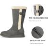 imageDREAM PAIRS Womens Winter Snow Boots MidCalf Fashion Furry Warm Tall BootGrey