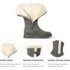 imageDREAM PAIRS Womens Winter Snow Boots MidCalf Fashion Furry Warm Tall BootGrey