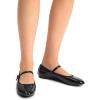 imageDREAM PAIRS Womens Ballet Flats Mary Jane Shoes Round Toe Comfortable Dressy Casual Slipon Work Daily Soft Flat ShoesBlackpat