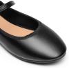 imageDREAM PAIRS Womens Ballet Flats Mary Jane Shoes Round Toe Comfortable Dressy Casual Slipon Work Daily Soft Flat ShoesBlackpu