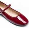 imageDREAM PAIRS Womens Ballet Flats Mary Jane Shoes Round Toe Comfortable Dressy Casual Slipon Work Daily Soft Flat ShoesBurgundy