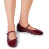 imageDREAM PAIRS Womens Ballet Flats Mary Jane Shoes Round Toe Comfortable Dressy Casual Slipon Work Daily Soft Flat ShoesBurgundy