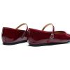 imageDREAM PAIRS Womens Ballet Flats Mary Jane Shoes Round Toe Comfortable Dressy Casual Slipon Work Daily Soft Flat ShoesBurgundy