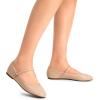 imageDREAM PAIRS Womens Ballet Flats Mary Jane Shoes Round Toe Comfortable Dressy Casual Slipon Work Daily Soft Flat ShoesNudepu