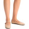 imageDREAM PAIRS Womens Ballet Flats Mary Jane Shoes Round Toe Comfortable Dressy Casual Slipon Work Daily Soft Flat ShoesNudepu