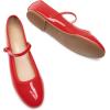 imageDREAM PAIRS Womens Ballet Flats Mary Jane Shoes Round Toe Comfortable Dressy Casual Slipon Work Daily Soft Flat ShoesRedpat