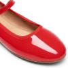 imageDREAM PAIRS Womens Ballet Flats Mary Jane Shoes Round Toe Comfortable Dressy Casual Slipon Work Daily Soft Flat ShoesRedpat