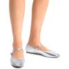 imageDREAM PAIRS Womens Ballet Flats Mary Jane Shoes Round Toe Comfortable Dressy Casual Slipon Work Daily Soft Flat ShoesSilverpu