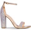 imageDREAM PAIRS Womens HiChunk High Heel Pump SandalsRose Goldrhinestone