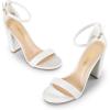 imageDREAM PAIRS Womens HiChunk High Heel Pump SandalsWhitepearl