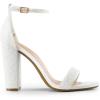 imageDREAM PAIRS Womens HiChunk High Heel Pump SandalsWhitepearl