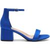 imageDREAM PAIRS Womens LowChunk Low Heel Pump SandalRoyalBlue