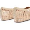 imageDREAM PAIRS Womens Mesh Ballet Flats Dressy Round Toe Comfortable Mary Jane Flat Shoes with Buckle StrapNude