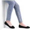 imageDREAM PAIRS Womens SoleSimple Ballerina Walking Flats ShoesBlackNubuck