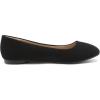 imageDREAM PAIRS Womens SoleSimple Ballerina Walking Flats ShoesBlackNubuck