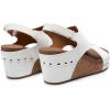 imageDREAM PAIRS Womens Platform Wedge Sandals Comfortable PeepToe Cork Casual ampamp Dressy Summer Lightweight Shoes for All Day WearWhite