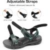 imageDREAM PAIRS Mens Arch Support Hiking Sandals Sport Outdoor Athletic Comfortable Summer Beach Water SandalsBlack
