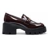 imageWomen Loafers Platform Chunky Heel Slip On Lug Sole Casual Dressy Office Business ShoesBrown