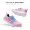 imageDREAM PAIRS Boys Girls Shoes Kids Slip on Tennis EZOns MightyMovers Running Athletic Barefoot Zero Drop Sports SneakersPinkBlue