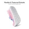 imageDREAM PAIRS Boys Girls Shoes Kids Slip on Tennis EZOns MightyMovers Running Athletic Barefoot Zero Drop Sports SneakersPinkBlue