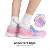 imageDREAM PAIRS Boys Girls Shoes Kids Slip on Tennis EZOns MightyMovers Running Athletic Barefoot Zero Drop Sports SneakersPinkBlue
