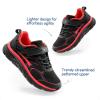 imageDREAM PAIRS Boys Girls Sneakers Kids Tennis Running Shoes EZONs EZPlays Athletic Sport Gym Lightweight Breathable ShoesBlackRed