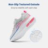 imageDREAM PAIRS Boys Girls Sneakers Kids Tennis Running Shoes EZONs EZPlays Athletic Sport Gym Lightweight Breathable ShoesLight GreyPink
