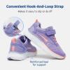 imageDREAM PAIRS Boys Girls Sneakers Kids Tennis Running Shoes EZONs EZPlays Athletic Sport Gym Lightweight Breathable ShoesPurplePink