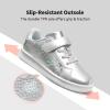 imageDREAM PAIRS Girls Boys Sneakers Tennis School Shoes Casual Walking Storybook Footwear for LittleBig KidsSilver