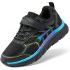 imageDREAM PAIRS Boys Girls Sneakers Kids Tennis Running Shoes EZONs EZPlays Athletic Sport Gym Lightweight Breathable ShoesBlackBlue