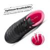 imageDREAM PAIRS Boys Girls Outdoor Sport Football Shoes Soccer Cleats for LittleBig KidBlackHot Pink