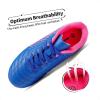 imageDREAM PAIRS Boys Girls Outdoor Sport Football Shoes Soccer Cleats for LittleBig KidRoyalBlueFuchsia