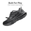 imageDREAM PAIRS Boys Girls Running Shoes Kids Athletic Lightweight Breathable Gym School ShoesAll Black