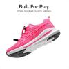 imageDREAM PAIRS Boys Girls Running Shoes Kids Athletic Lightweight Breathable Gym School ShoesHot Pink
