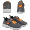 imageDREAM PAIRS Boys Girls Shoes Kids Tennis EZOns BreezeRunners Running SneakersGreyOrange