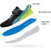 imageDREAM PAIRS Boys Girls Shoes Kids Tennis EZOns MagicZips Athletic Running Walking Barefoot Zero Drop SneakersBlackBlueNeonGreen