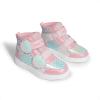 imageDREAM PAIRS Girls Shoes Toddler Sneakers Kids High Top Shoes with Hook and Loop Storybook Casual Walking ShoesPinkRainbow