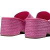 imageDREAM PAIRS Platform Espadrille Sandals for Women Wedges Slides Slip on Bohemia Sandals Flatform Open Toe Beach Sandals Dressy Outdoor Summer ShoesHot Pink