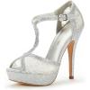 imageDREAM PAIRS womens Heeled SandalsSilver