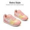 imageDREAM PAIRS Girls Sneakers Laceup Tennis Running Casual Footwear LilLegends Lightweight Classic Walking Shoes for LittleBig KidPink