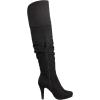 imageDREAM PAIRS Womens HIGHPLAT Black Chunky Thigh High Over The Knee High Heel BootsSarahiblack