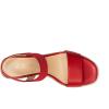 imageDREAM PAIRS Womens Open Toe Espadrilles Dressy Platform Sandals Slip on Elastic Ankle Strap Wedges SandalsRed
